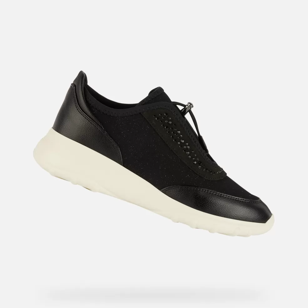 Respira™ | Zapatos con plataforma | Geox ALLENIEE MUJER - SNEAKERS de mujer negro