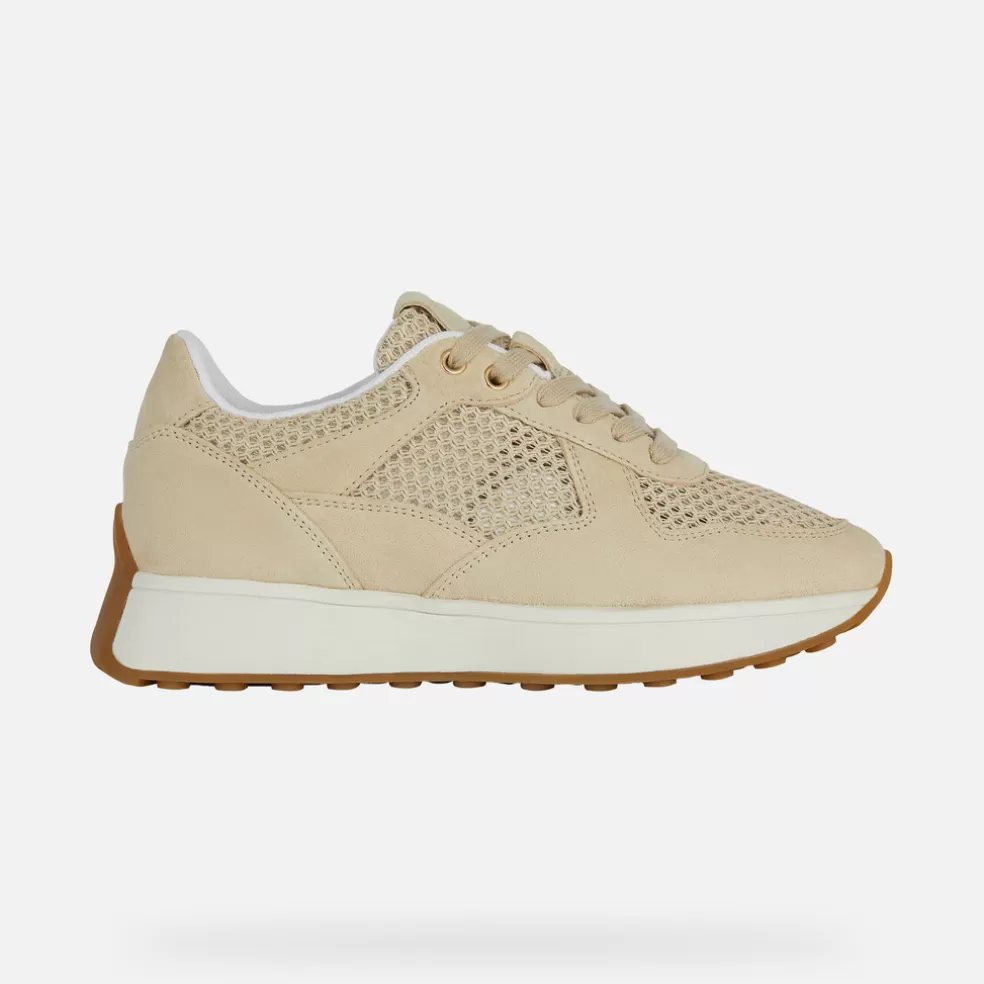 Respira™ | Sneakers | Geox AMABEL MUJER - SNEAKERS de mujer beige