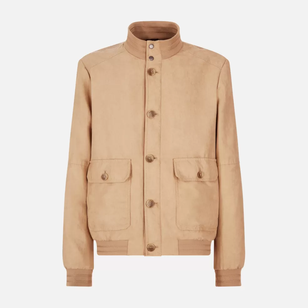 Respira™ | Chaquetas bomber | Geox BLAINEY HOMBRE - CHAQUETAS BOMBER de hombre beige