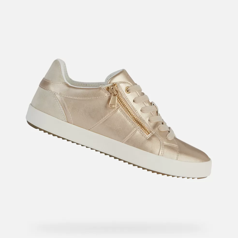 Respira™ | Sneakers | Geox BLOMIEE MUJER - SNEAKERS de mujer oro claro/beige claro