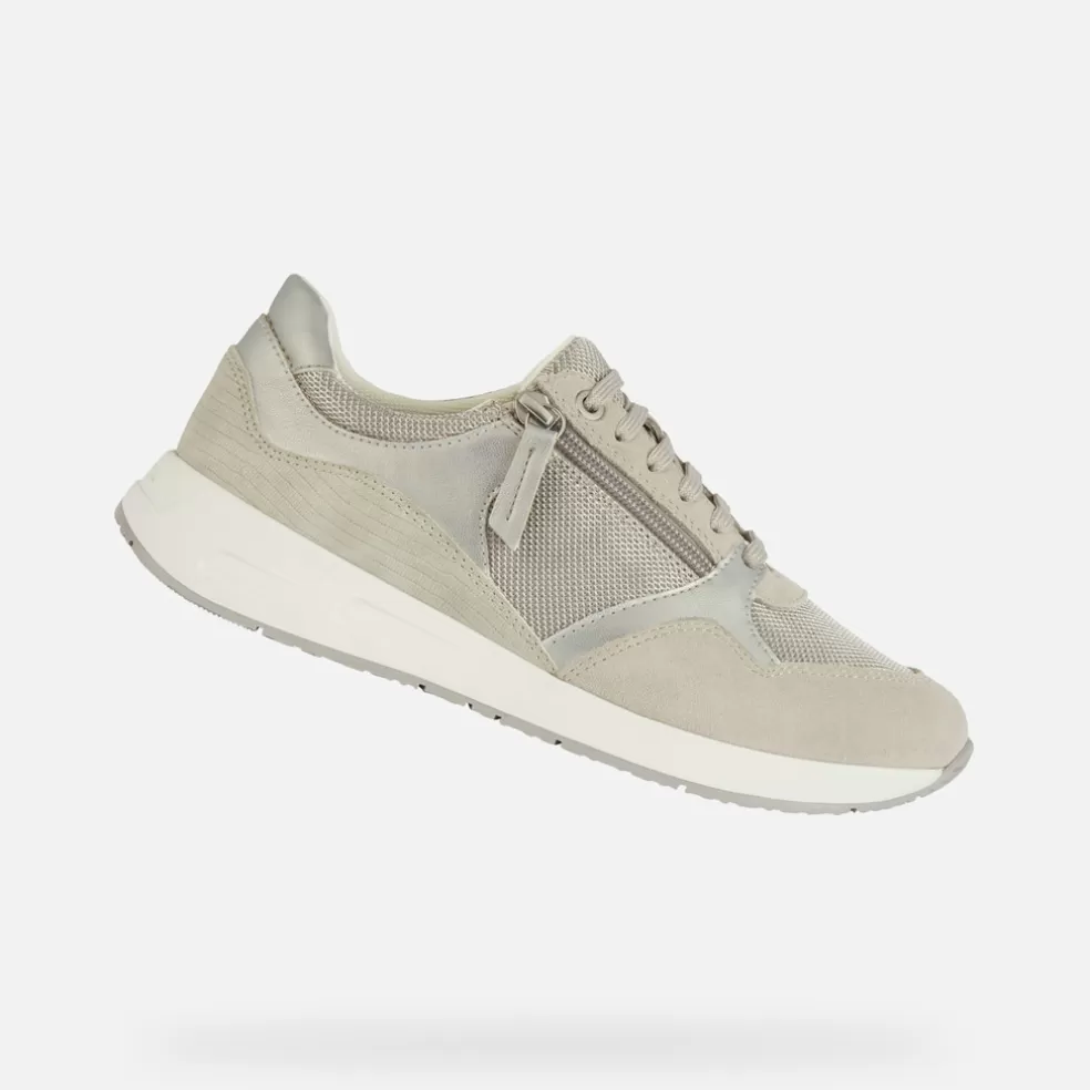 Respira™ | Sneakers | Geox BULMYA MUJER - SNEAKERS de mujer gris claro