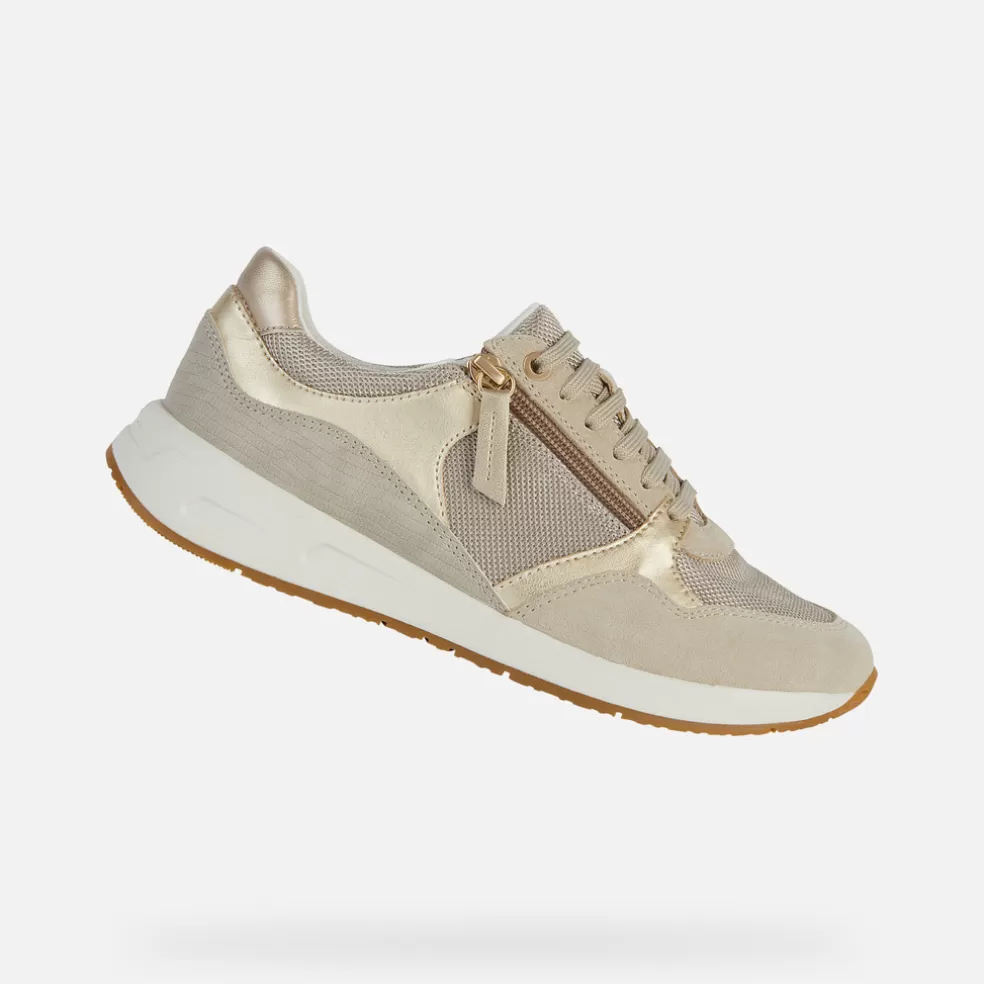 Respira™ | Sneakers | Geox BULMYA MUJER - SNEAKERS de mujer gris pardo claro