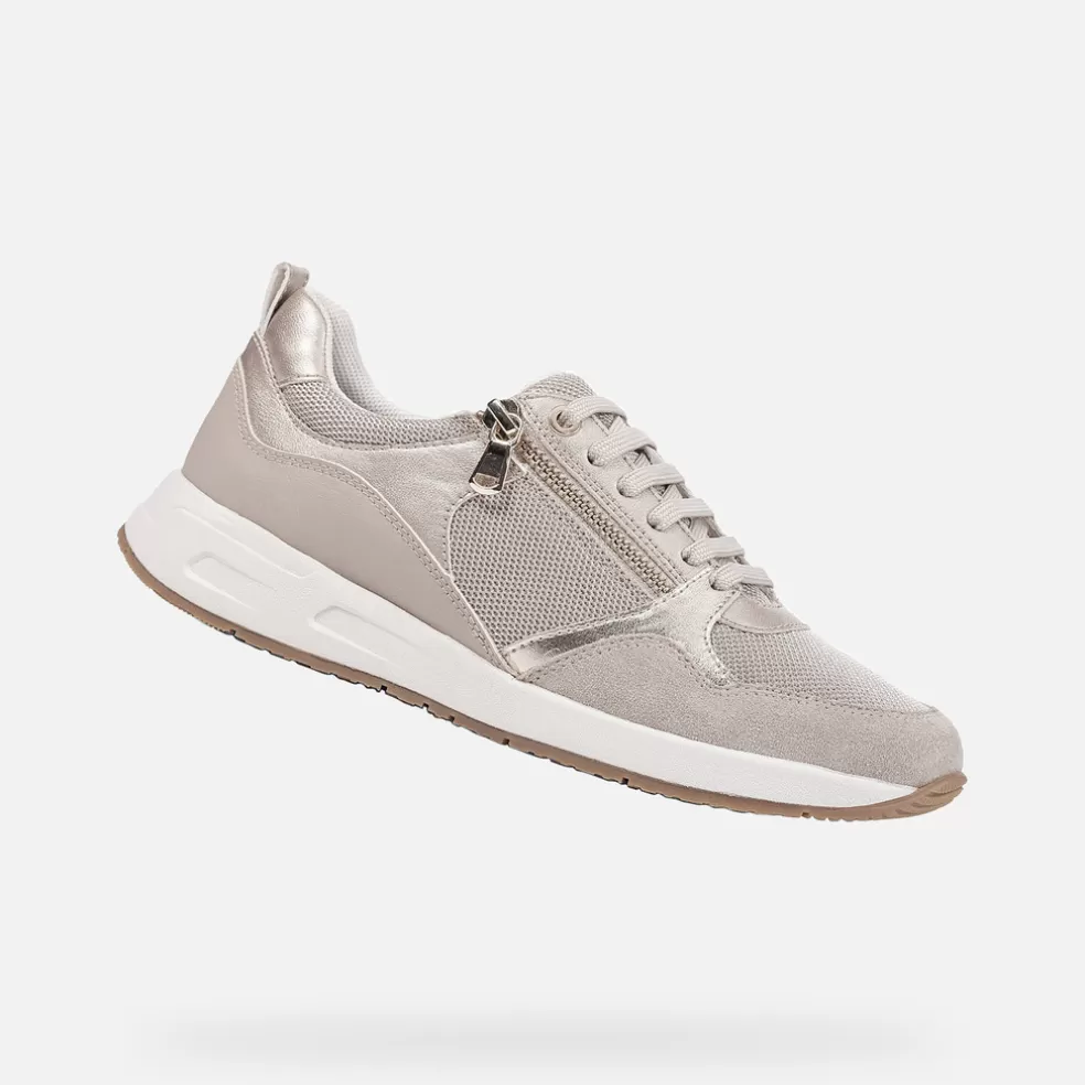 Respira™ | Sneakers | Geox BULMYA MUJER - SNEAKERS de mujer dorado claro/beige