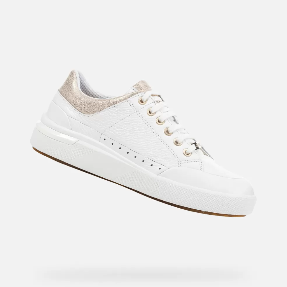 Respira™ | Sneakers | Geox DALYLA MUJER - SNEAKERS de mujer blanco/champán