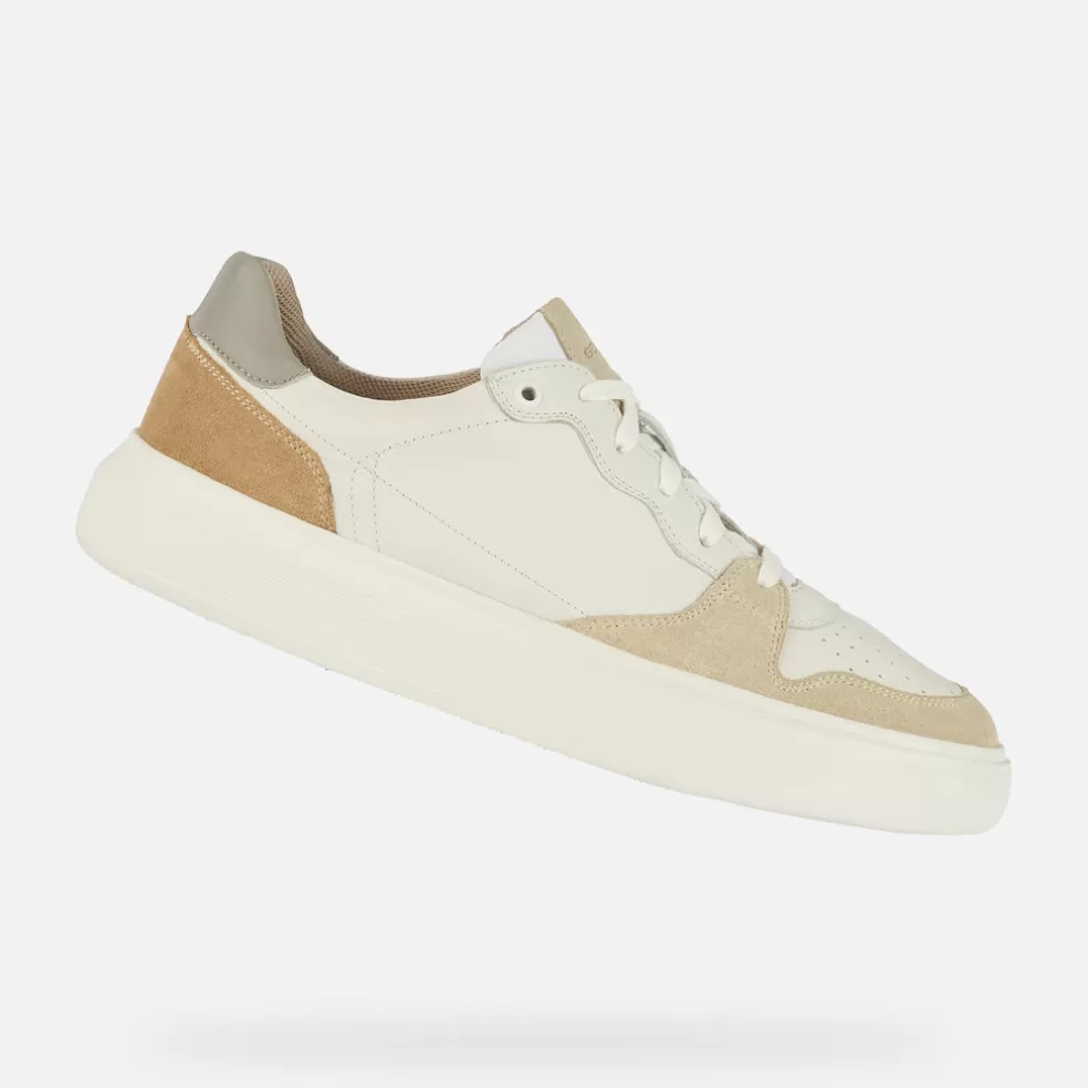 Respira™ | Sneakers | Geox DEIVEN HOMBRE - SNEAKERS de hombre blanco/beige