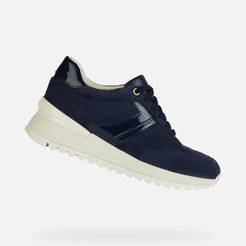 Respira™ | Zapatos con plataforma | Geox DESYA MUJER - SNEAKERS de mujer azul marino