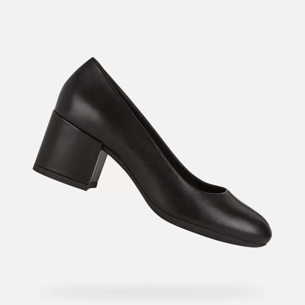 Respira™ | Zapatos con tacón | Geox ELEANA MUJER - DÉCOLLETÉ de mujer negro