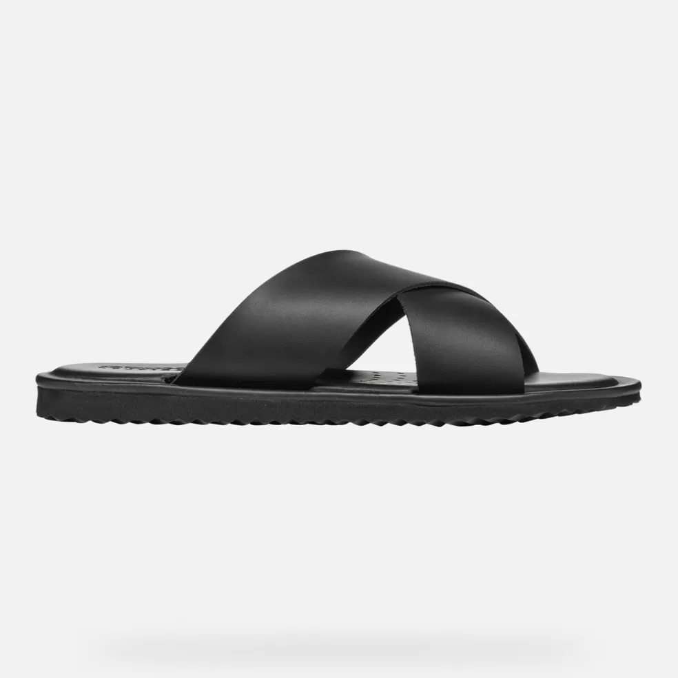 Respira™ | Sandalias | Geox ERICE HOMBRE - SANDALIAS de hombre negro