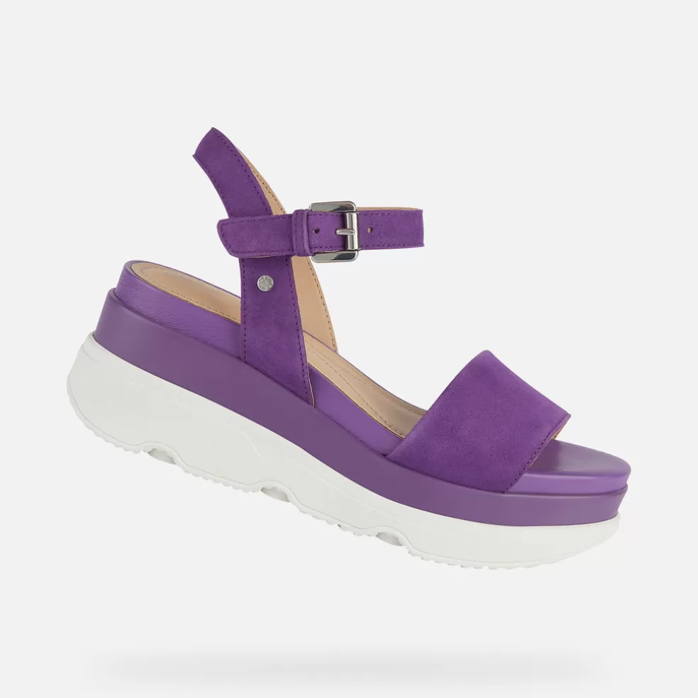 Zapatos con plataforma | Sandalias | Geox GARDENIA MUJER - SANDALIAS de mujer violeta