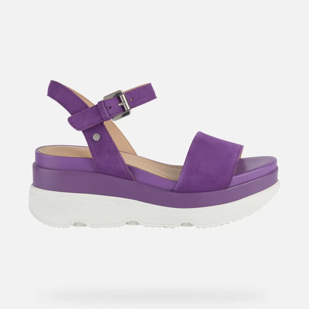 Zapatos con plataforma | Sandalias | Geox GARDENIA MUJER - SANDALIAS de mujer violeta