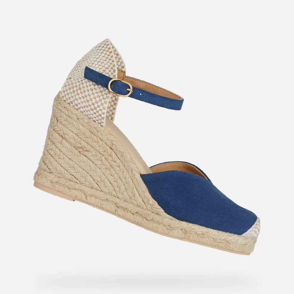 Respira™ | Zapatos con plataforma | Geox GELSA MUJER - SANDALIAS de mujer azul colombino