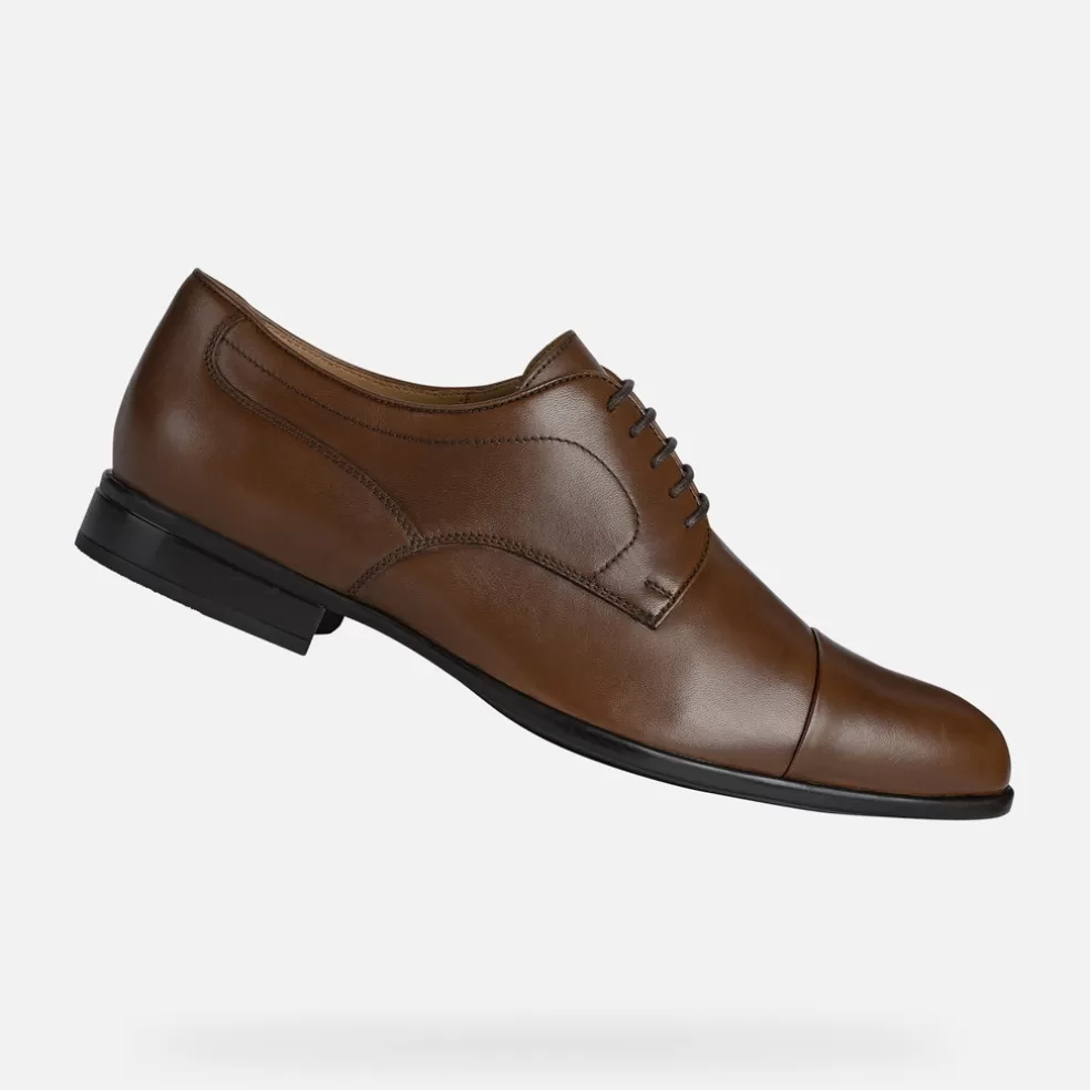 Respira™ | Zapatos formales | Geox IACOPO HOMBRE - ZAPATOS FORMALES de hombre coñac