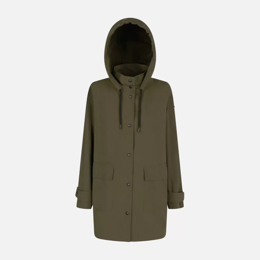 Respira™ | Parkas | Geox ILDE MUJER - PARKAS de mujer verde militar