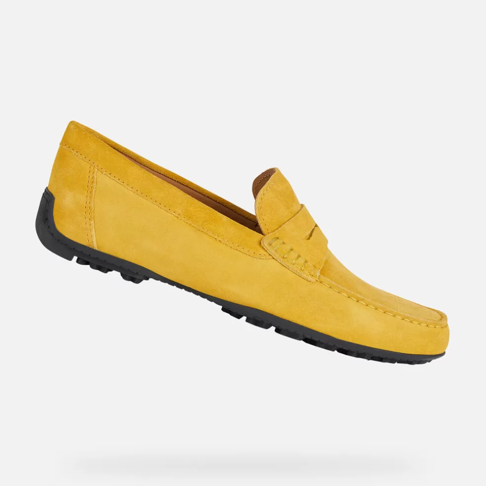 Respira™ | Mocasines | Geox KOSMOPOLIS + GRIP HOMBRE - MOCASINES de hombre amarillo