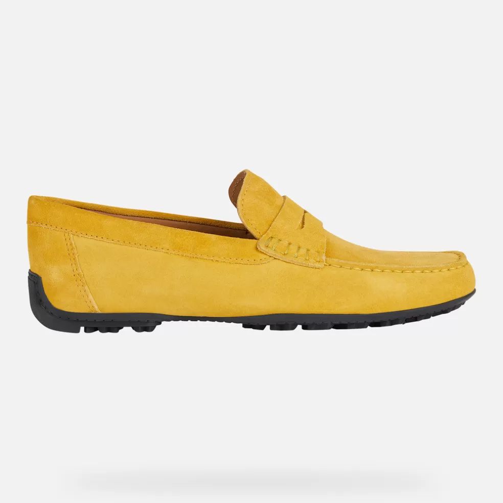 Respira™ | Mocasines | Geox KOSMOPOLIS + GRIP HOMBRE - MOCASINES de hombre amarillo