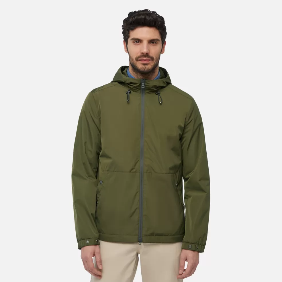 Respira™ | Chaquetas | Geox LEITAN HOMBRE - CHAQUETAS de hombre verde militar