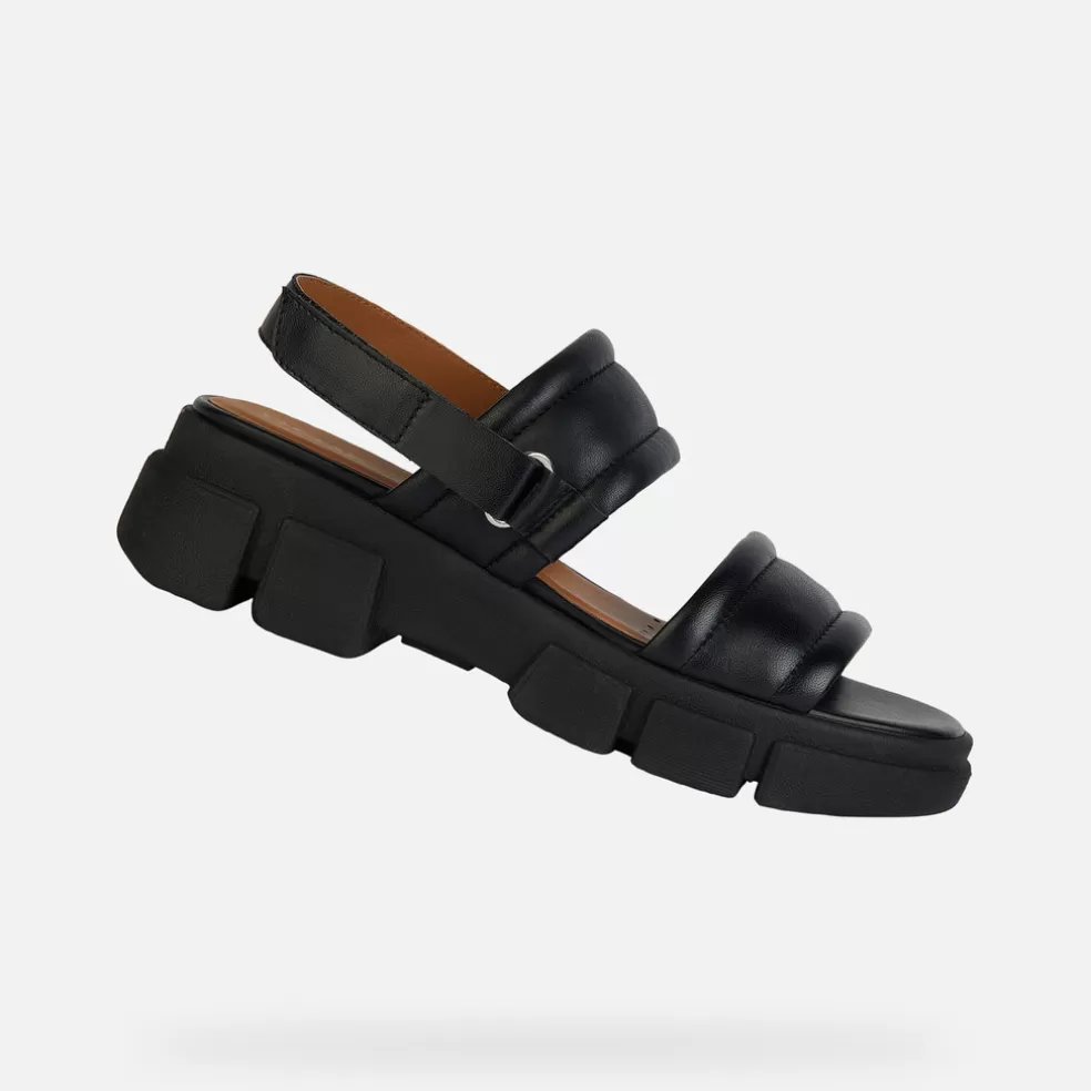 Respira™ | Sandalias | Geox LISBONA MUJER - SANDALIAS de mujer negro