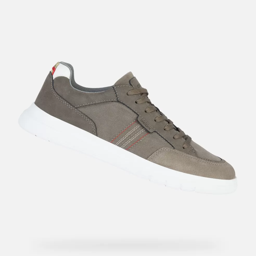 Respira™ | Sneakers | Geox MEREDIANO HOMBRE - SNEAKERS de hombre gris pardo