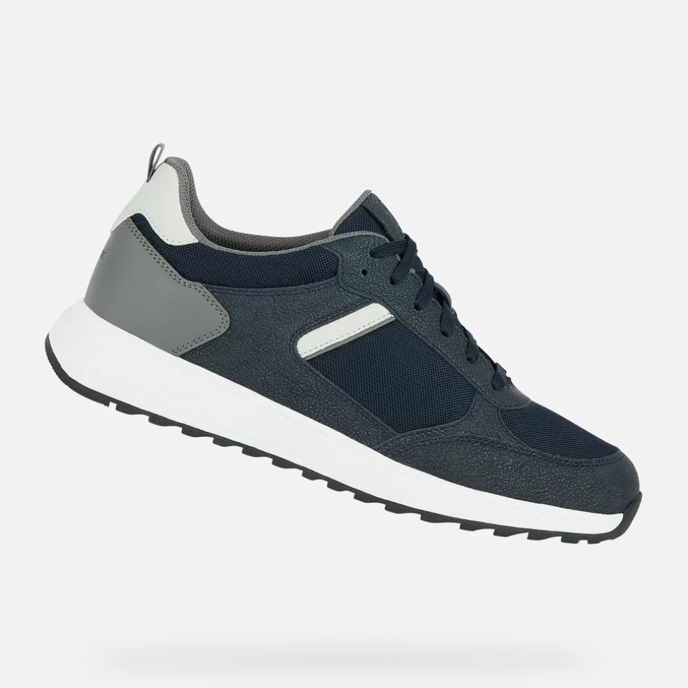 Sneakers | Amphibiox™ Impermeable | Geox MOLVENO HOMBRE - SNEAKERS de hombre azul marino/gris oscuro