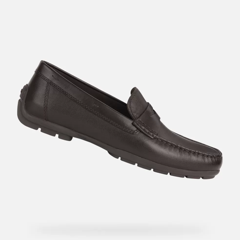 Respira™ | Mocasines | Geox MONER W 2FIT HOMBRE - MOCASINES de hombre marrón oscuro