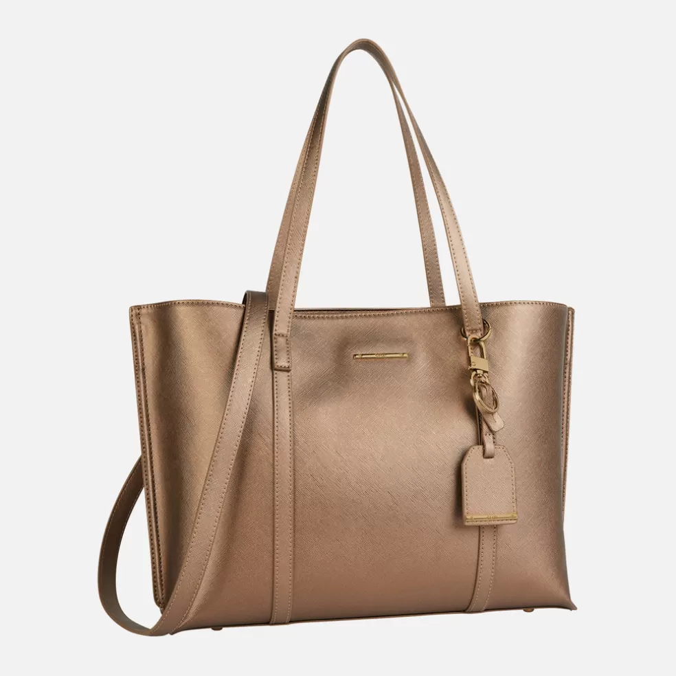 Bolsos | Geox NABONA MUJER - BOLSOS de mujer bronce claro