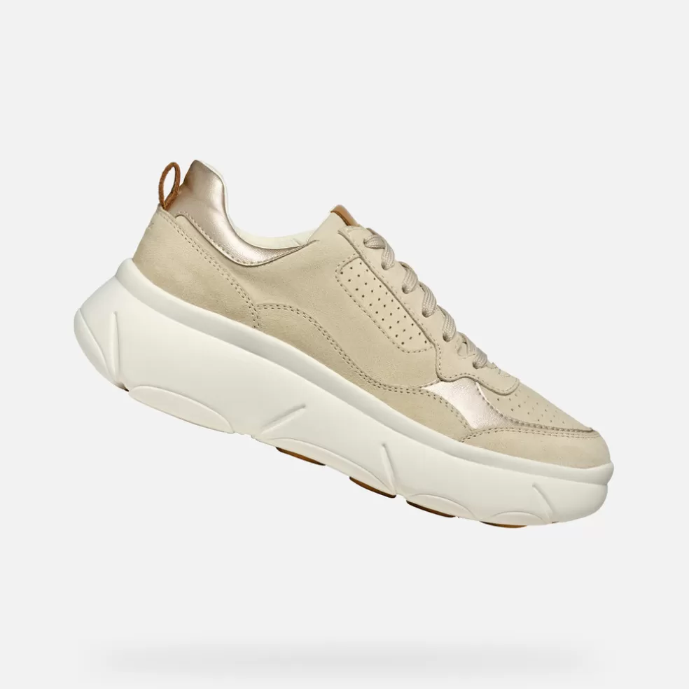 Nebula™ | Zapatos con plataforma | Geox NEBULA 2.0 X MUJER - SNEAKERS de mujer beige claro