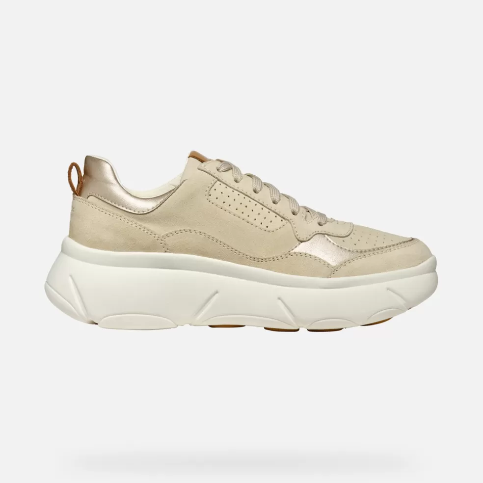 Nebula™ | Zapatos con plataforma | Geox NEBULA 2.0 X MUJER - SNEAKERS de mujer beige claro