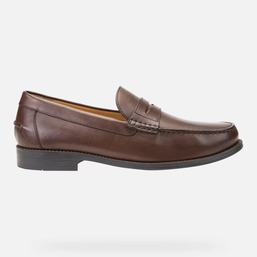 Respira™ | Mocasines | Geox NEW DAMON HOMBRE - MOCASINES de hombre marrón oscuro