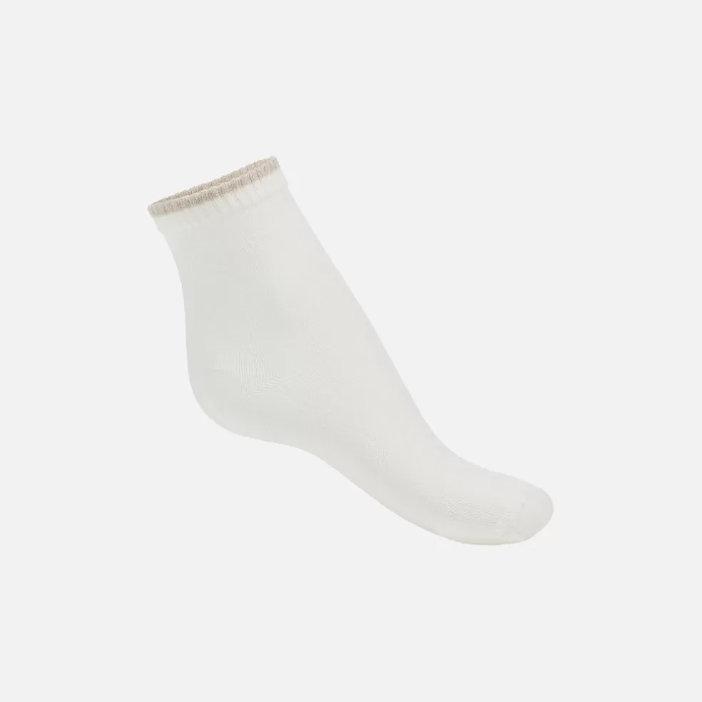 Calcetines | Geox PACK CALCETINES 2 PARES MUJER - CALCETINES de mujer negro/blanco lechoso