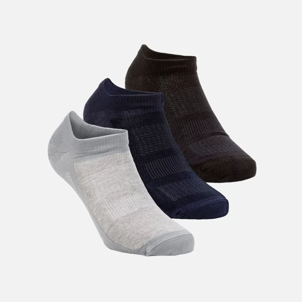 Calcetines | Geox PACK CALCETINES 3 PARES HOMBRE - CALCETINES de hombre negro/gris melange/azul