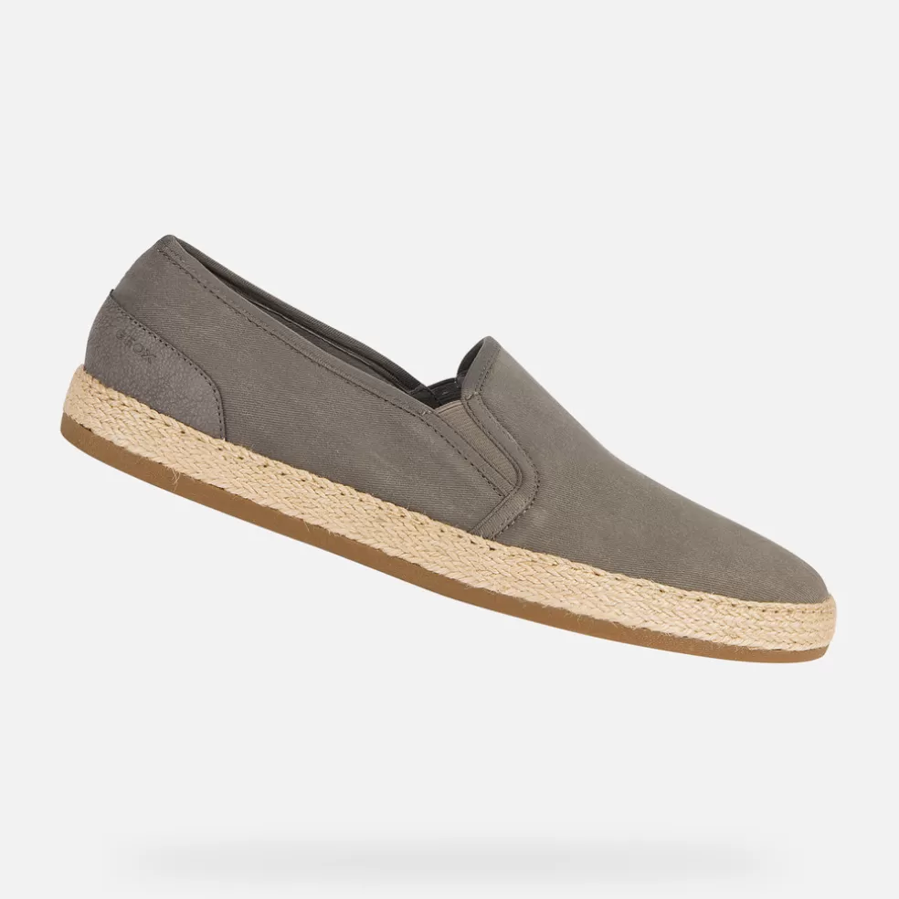 Respira™ | Slip on | Geox PANTELLERIA HOMBRE - SLIP ON de hombre verde salvia