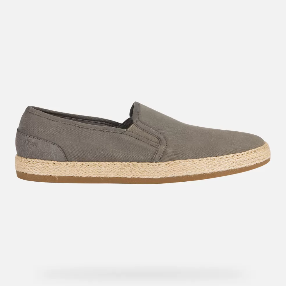 Respira™ | Slip on | Geox PANTELLERIA HOMBRE - SLIP ON de hombre verde salvia