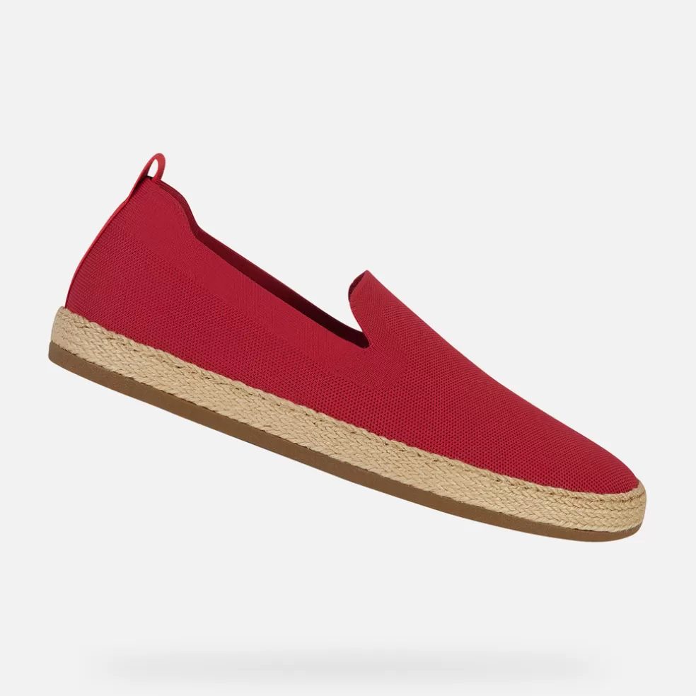 Respira™ | Slip on | Geox PANTELLERIA HOMBRE - SLIP ON de hombre rojo