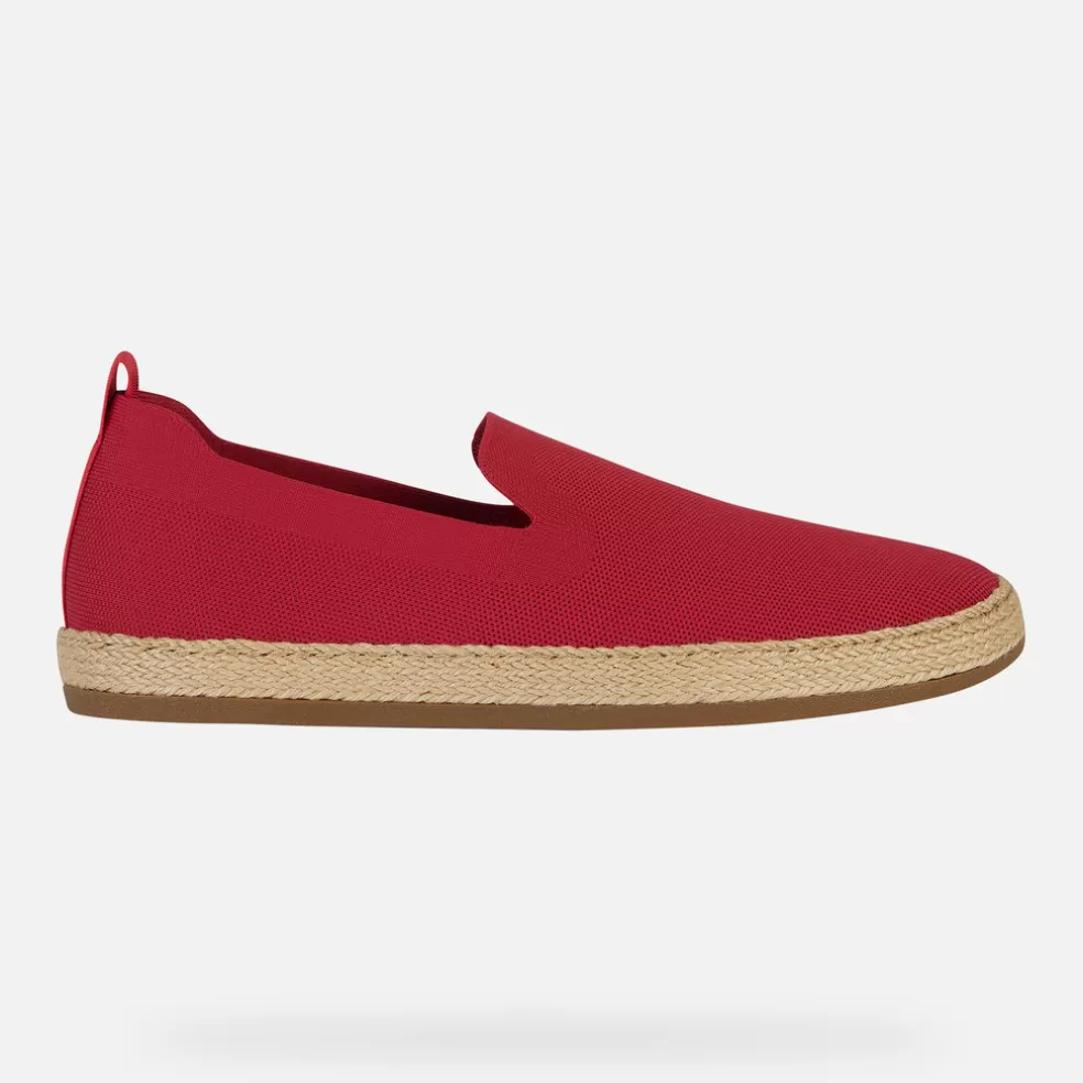 Respira™ | Slip on | Geox PANTELLERIA HOMBRE - SLIP ON de hombre rojo