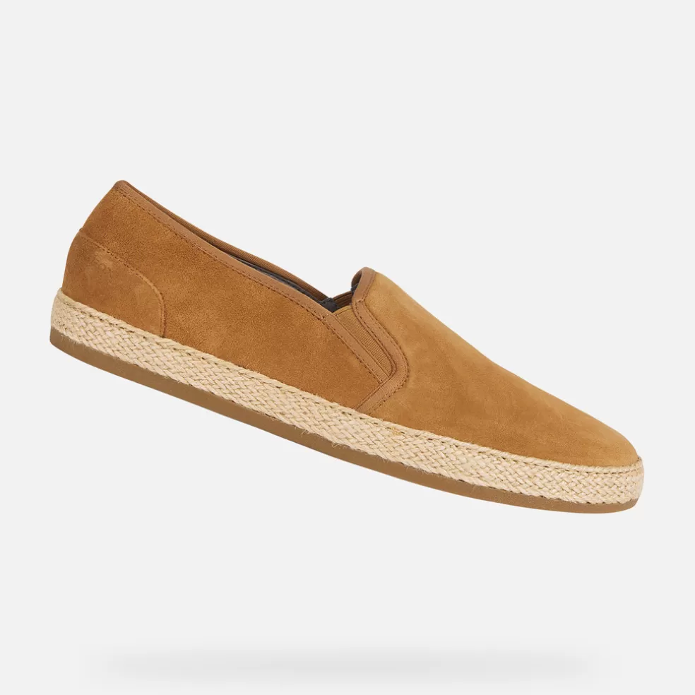 Respira™ | Slip on | Geox PANTELLERIA HOMBRE - SLIP ON de hombre caramelo