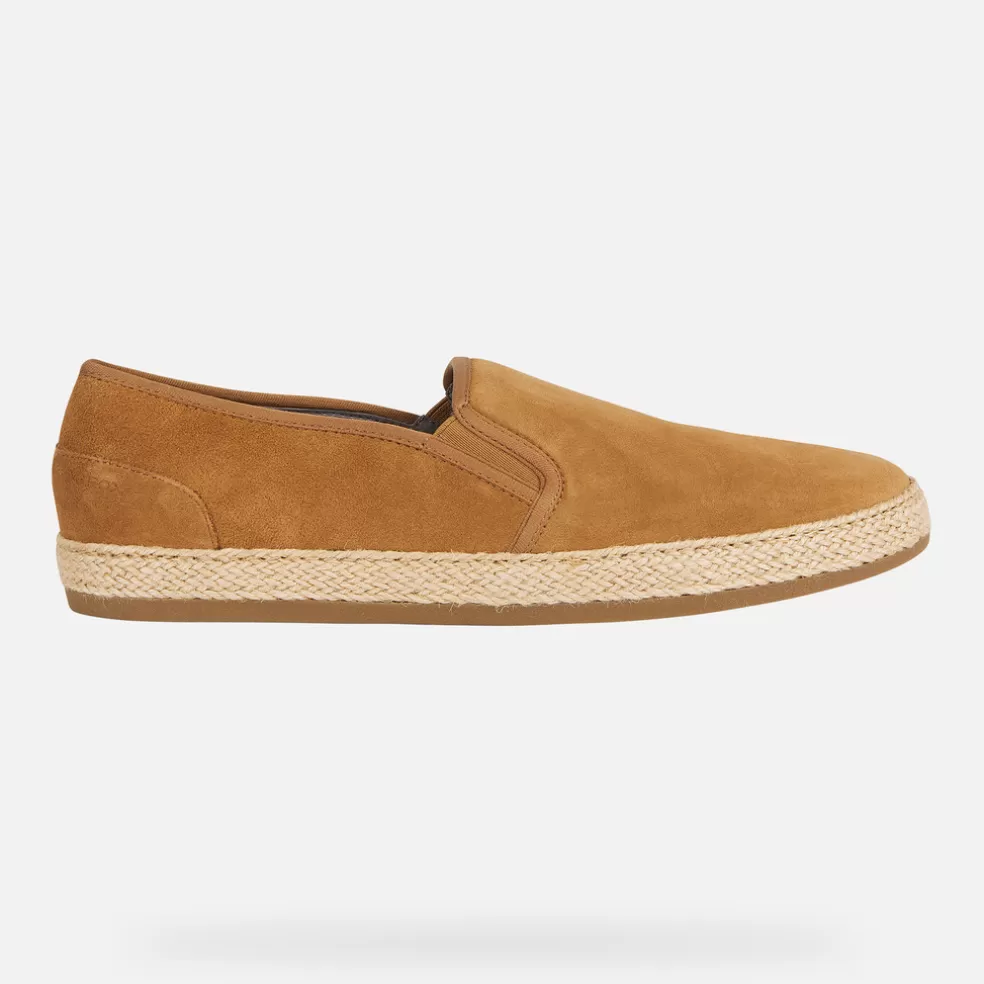 Respira™ | Slip on | Geox PANTELLERIA HOMBRE - SLIP ON de hombre caramelo