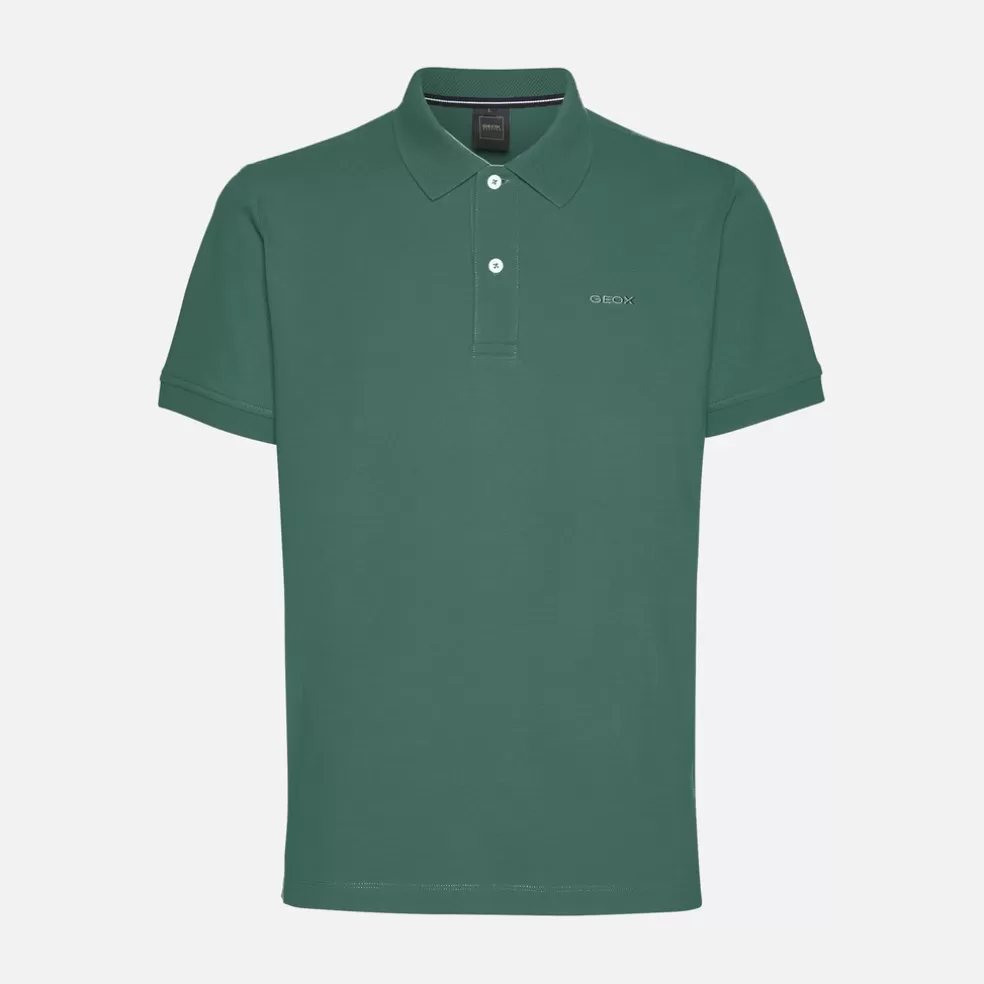 Camisetas y polos | Geox POLO HOMBRE - CAMISETAS Y POLOS de hombre verde bosque