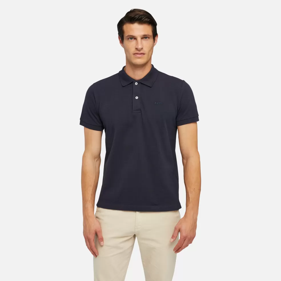 Camisetas y polos | Geox POLO HOMBRE - CAMISETAS Y POLOS de hombre azul medianoche