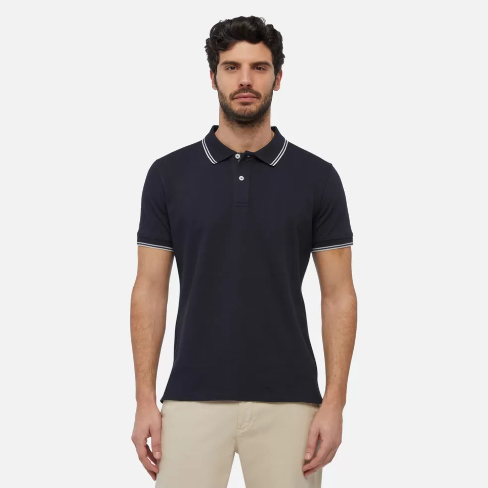 Camisetas y polos | Geox POLO HOMBRE - CAMISETAS Y POLOS de hombre azul medianoche