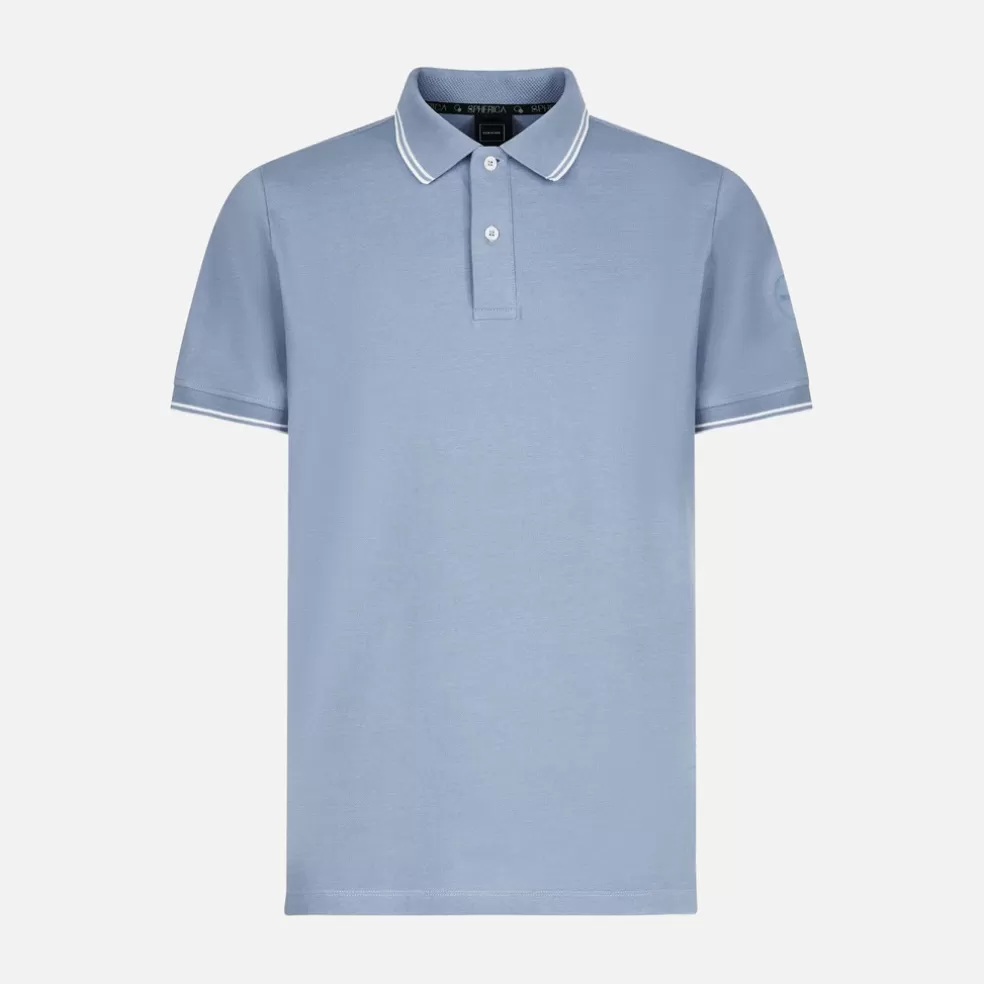 Camisetas y polos | Geox POLO HOMBRE - CAMISETAS Y POLOS de hombre azul empolvado