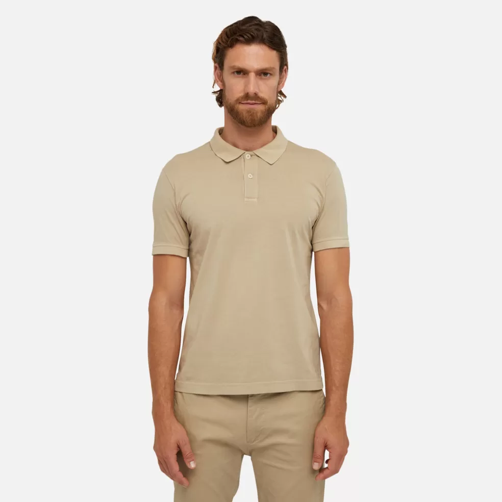 Camisetas y polos | Geox POLO HOMBRE - CAMISETAS Y POLOS de hombre beige