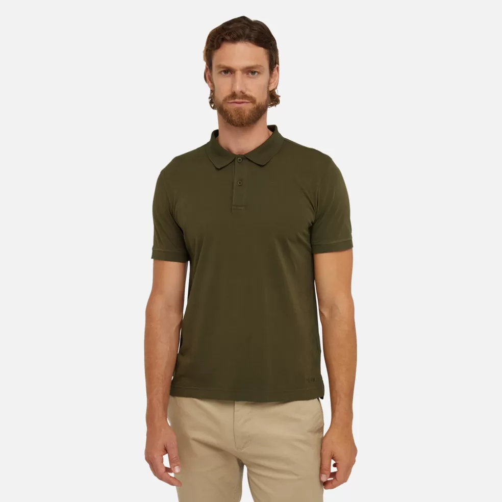 Camisetas y polos | Geox POLO HOMBRE - CAMISETAS Y POLOS de hombre verde militar