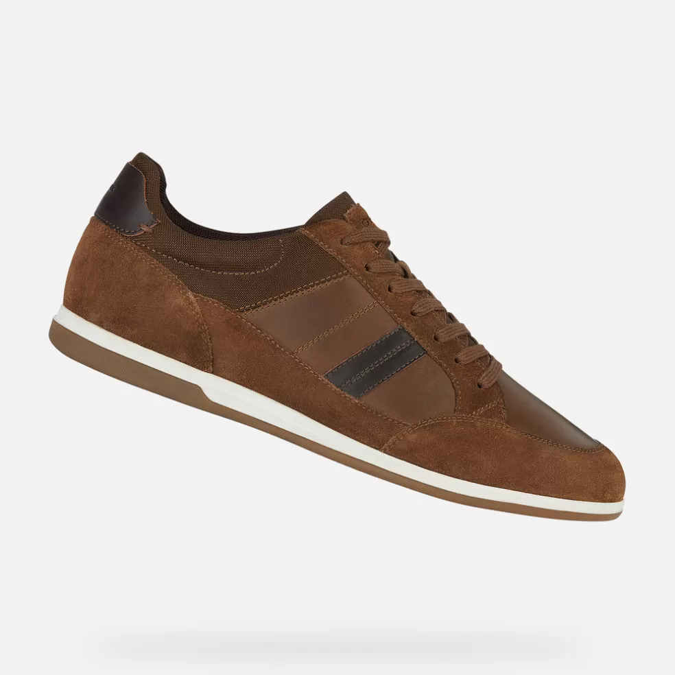 Respira™ | Sneakers | Geox RENAN HOMBRE - SNEAKERS de hombre marrón clair