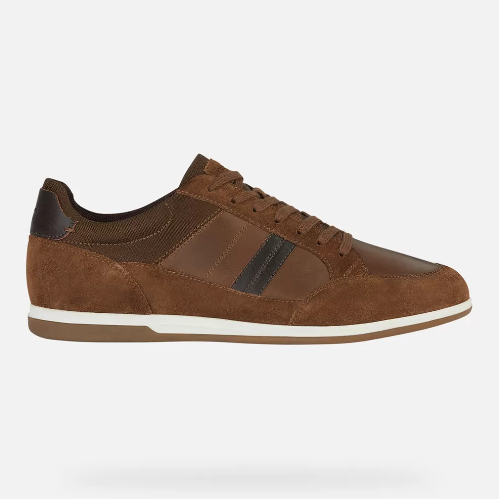 Respira™ | Sneakers | Geox RENAN HOMBRE - SNEAKERS de hombre marrón clair