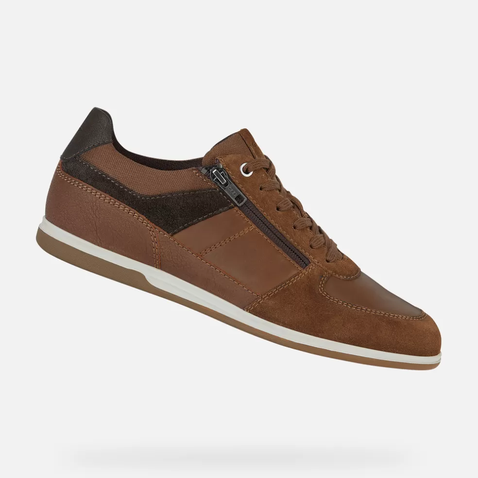 Respira™ | Sneakers | Geox RENAN HOMBRE - SNEAKERS de hombre coñac/marrón oscuro