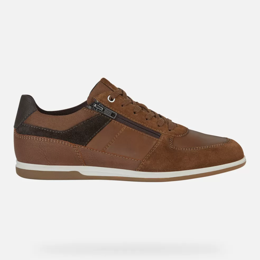 Respira™ | Sneakers | Geox RENAN HOMBRE - SNEAKERS de hombre coñac/marrón oscuro