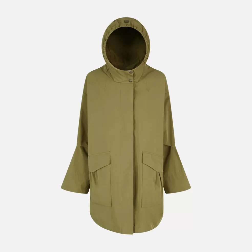 Respira™ | Parkas | Geox ROOSE MUJER - PARKAS de mujer verde oscuro