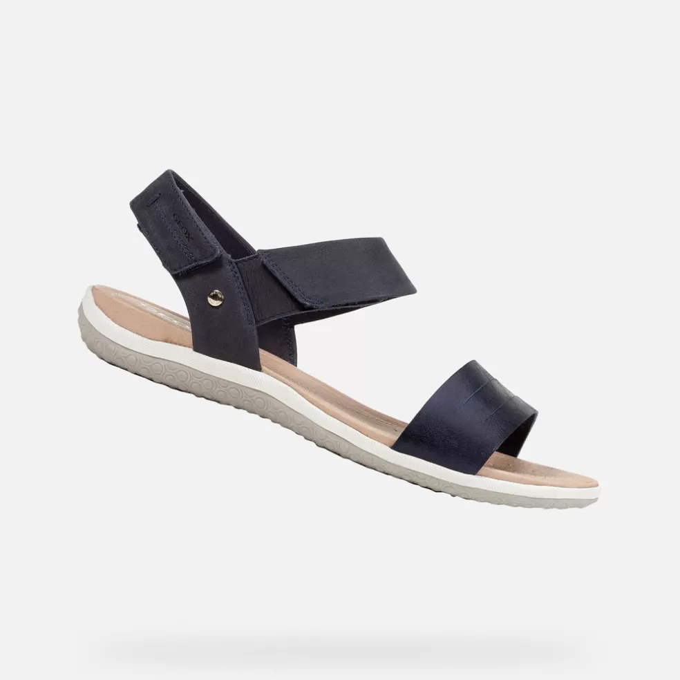 Respira™ | Sandalias | Geox SANDAL VEGA MUJER - SANDALIAS de mujer azul vaquero oscuro