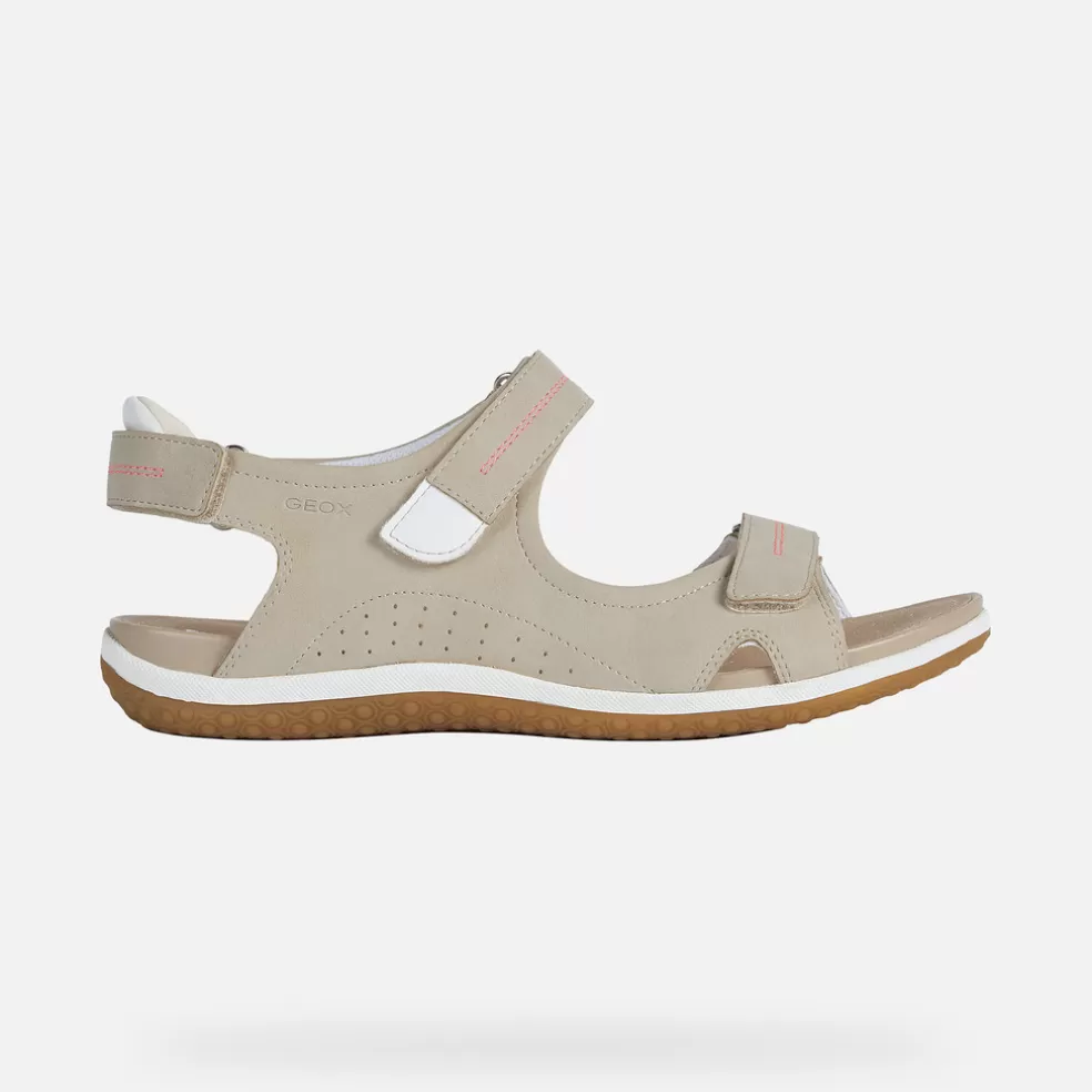 Respira™ | Sandalias | Geox SANDAL VEGA MUJER - SANDALIAS de mujer gris pardo