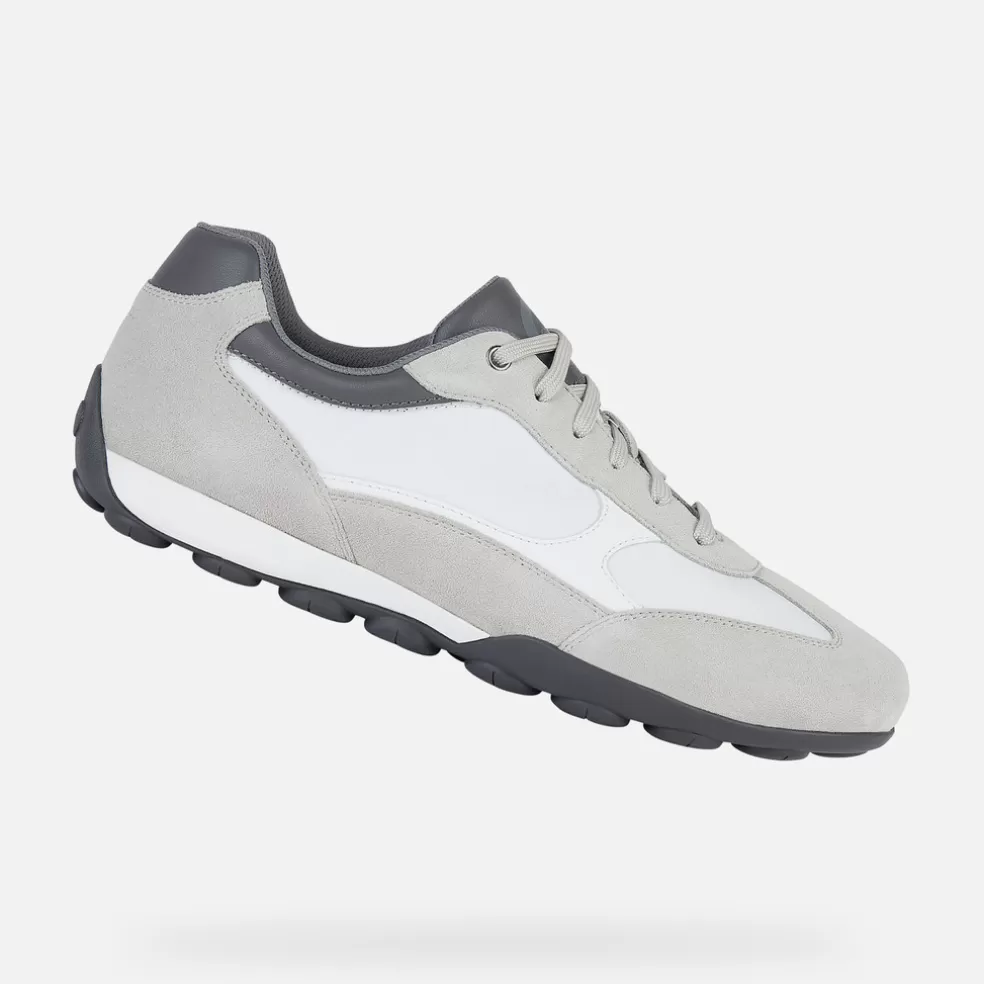 Respira™ | Sneakers | Geox SNAKE 2.0 HOMBRE - SNEAKERS de hombre gris claro/blanco